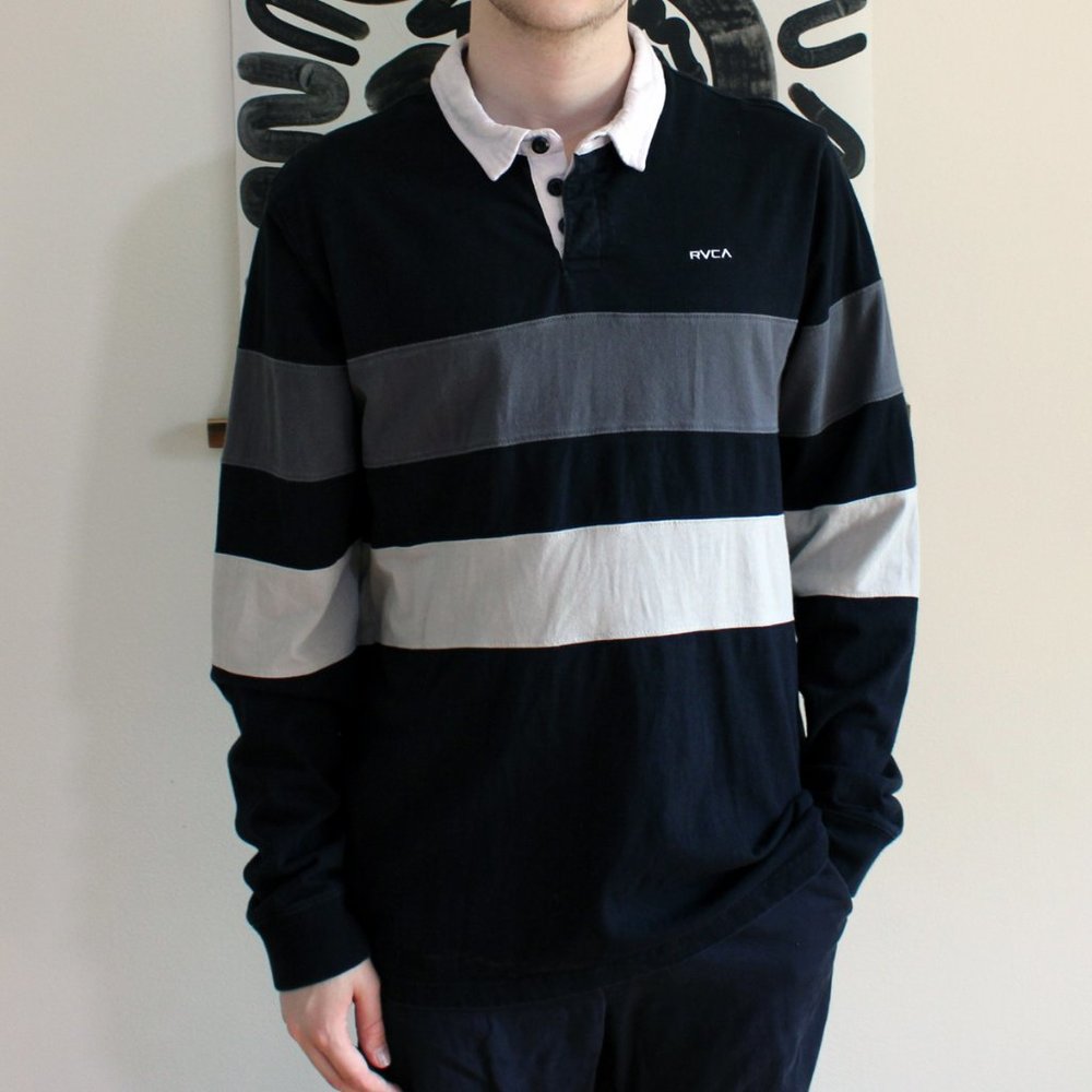 RVCA Striped Rugby Shirt
